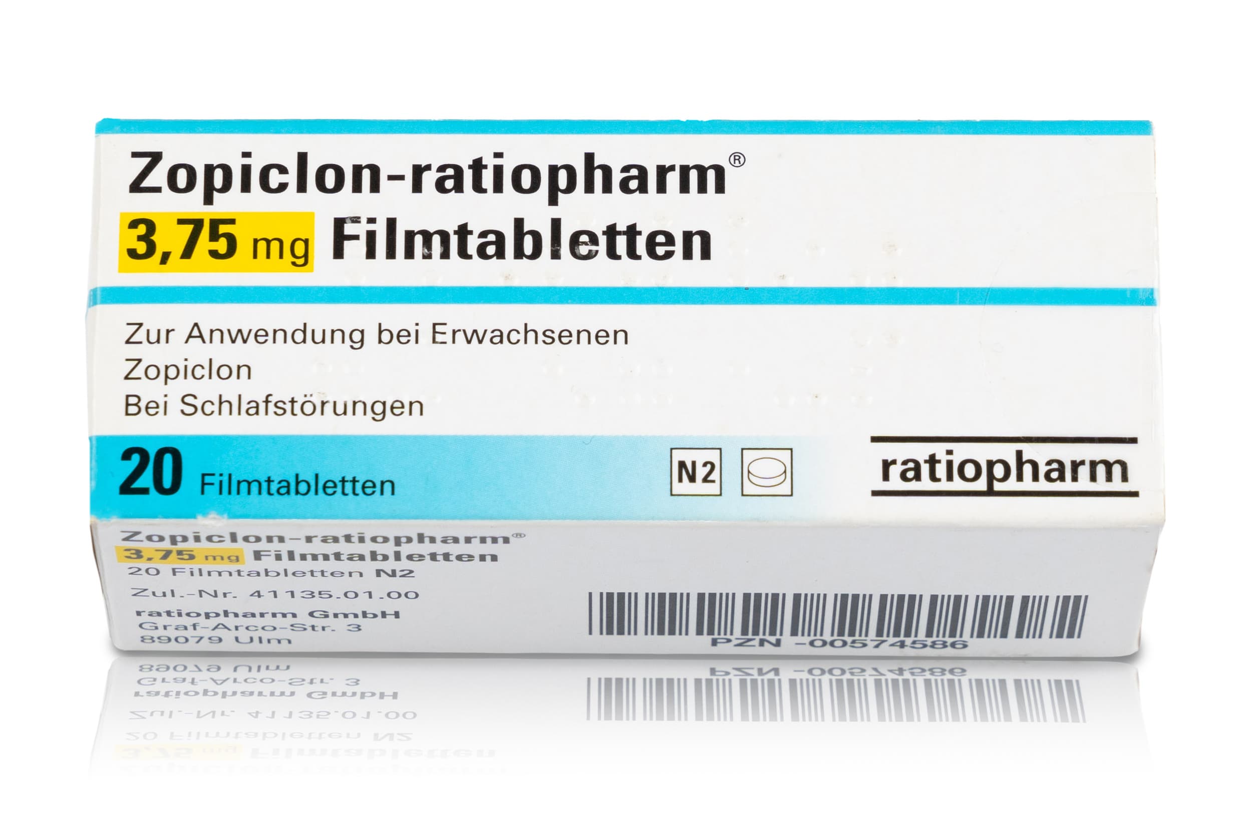 Zopiclon (Imovane, Zimovane, Dopareel)